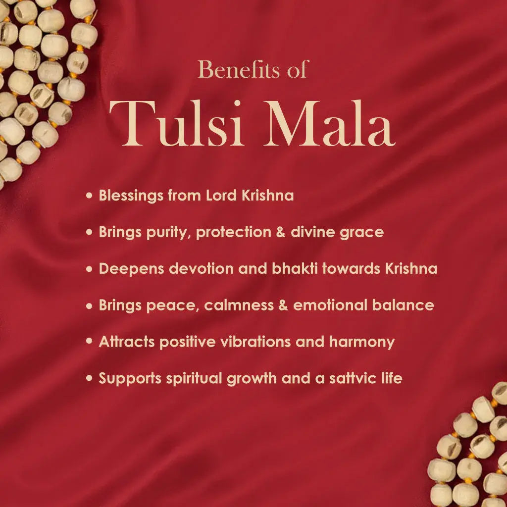 100% Original Tulsi Kanthi Mala With Radha Locket