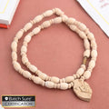 Original Tulsi Kanthi Round Beads Mala with Radha Pendent