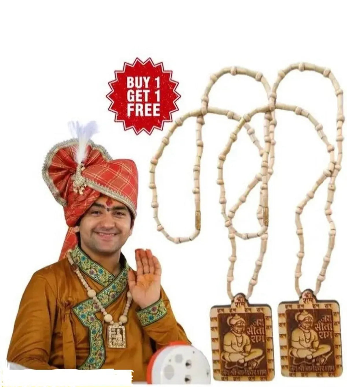 Hanuman Ji Tulsi Mala - Get 1 Buy 1 Free