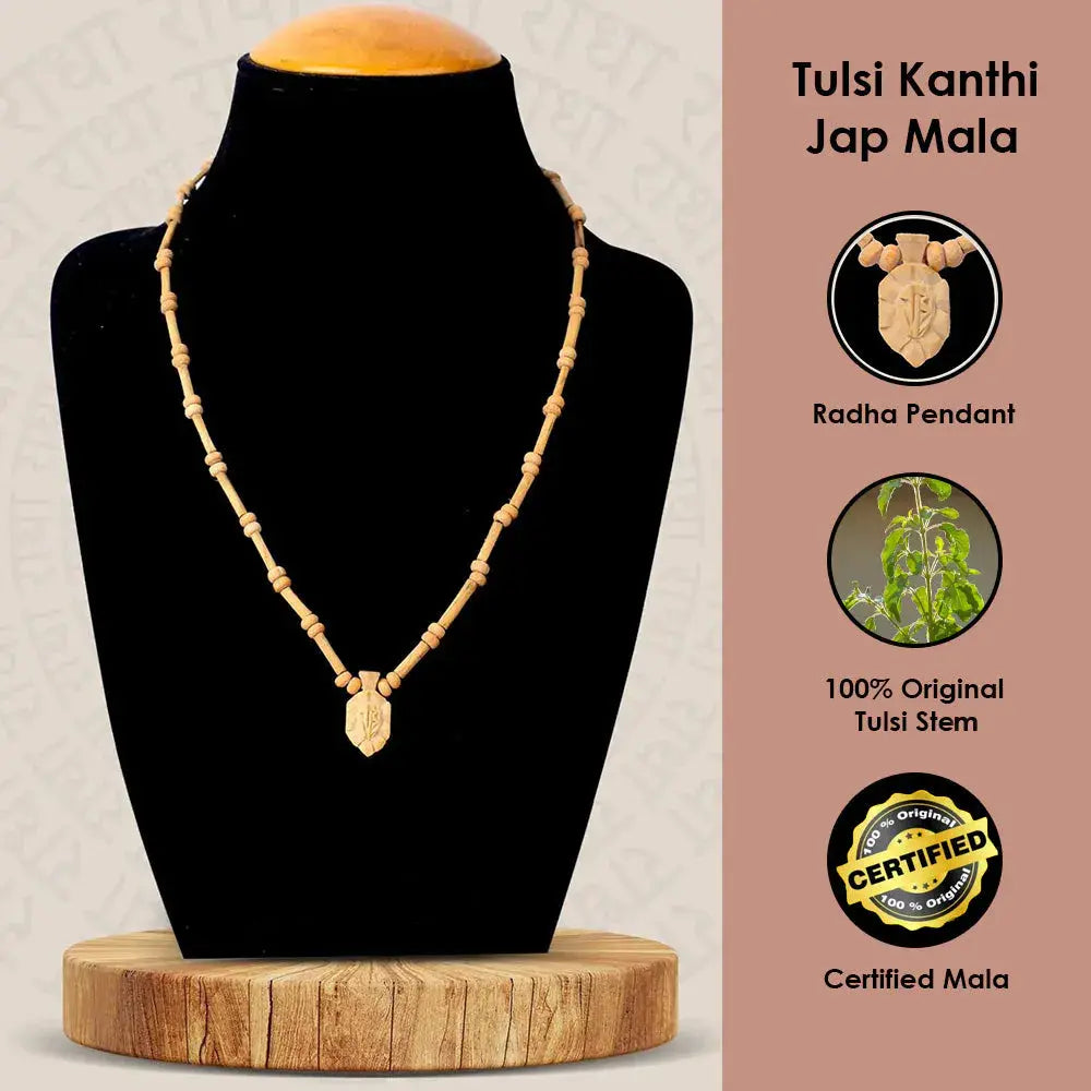 100% Original Tulsi Kanthi Mala With Radha Locket