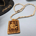 Tulsi Kanthi Mala with Hanuman Ji Pendant | 100% Natural Tulsi Wood | BatchSure™ Certified